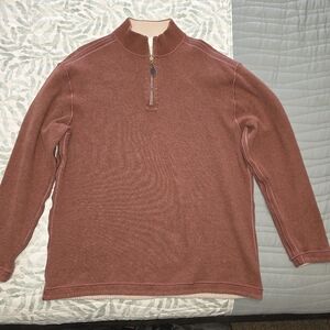 Men's Johnston & Murphy Reversible 1/4 Zip Sweater